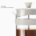 thumbnail image 3 of French Press Coffee Maker, Double Layer Insulation Hand Press Coffee Pot 1000ml  for Office, 3 of 8