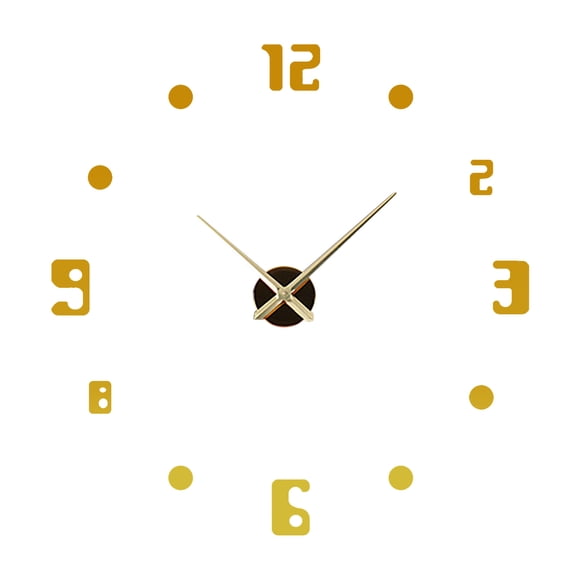 31-47-Inch Number DIY 3D Wall Clock Quartz Home Office Decoration Art Clock