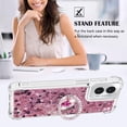 thumbnail image 5 of Case for Motorola G Play 4G 2024, Moto G Play 4G 2024 Case Glitter Clear TPU Cute Love Quicksand Sparkle Phone Case with Stand Liquid Shockproof Cover for Moto G Play 4G 2024 Rose Gold YBZ, 5 of 14
