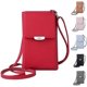 thumbnail image 1 of Bolso Messenger para teléfono móvil para mujer, cartera de cuero, 1 of 1