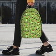thumbnail image 2 of Disketp Cute Green Frog Mochila Escolar de 15 Pulgadas, Mochila Ligera para Estudiantes, Viajes y Trabajo, Cómoda y Resistente para el Uso Diario, 2 of 6