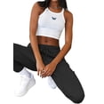 thumbnail image 5 of Yuemengxuan Women’s Popular Fashion Solid Color High Waist Beam Feet Long Sweatpants, 5 of 6