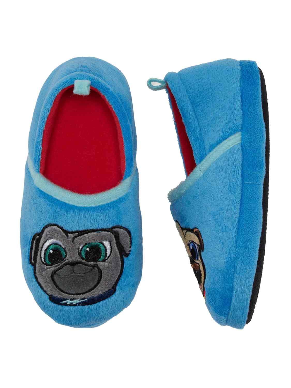 Disney Puppy Dog Pals Toddler Boys Blue Bingo & Rollie Slippers Shoes ...
