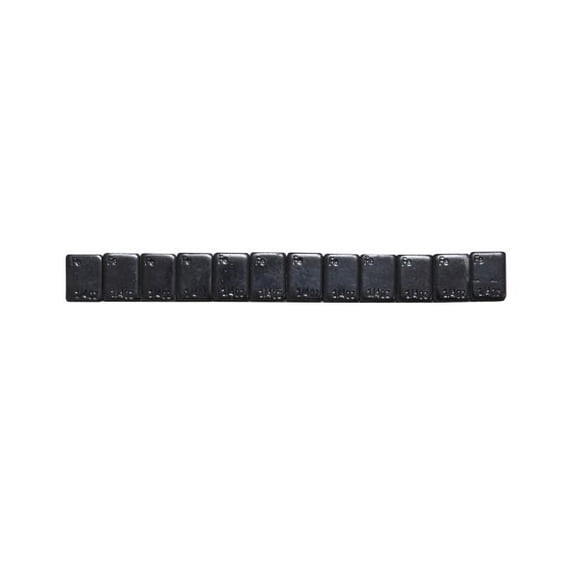 West Coast Wheel Accessories Poids de Balance 198-371NSB à Coller; Noir; 48 Bandes de Douze Poids de 1/4 Once par Bande