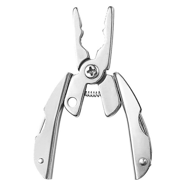 Lolmot Mini Multi Tool Folding Pliers 6-in-1, Stainless Steel Portable Tools  Multifunction Plier, Miniature Keychain For Travel, Camping, Cycling,  Fishing, Hiking 