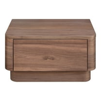 Moe's Home Collection Round Off Nightstand Wood Brown