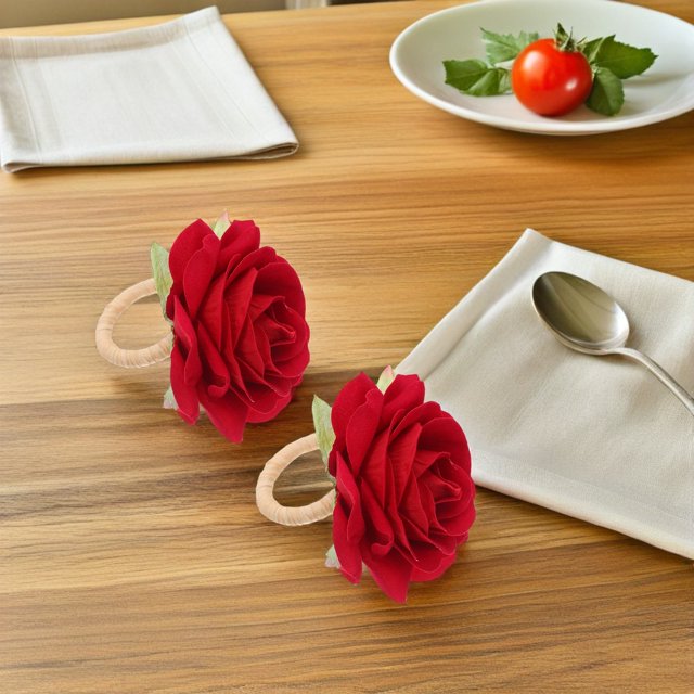 HEALEEP 6Ud Anillos Decorativos De Para Servilletas En Banquetes Y Celebraciones
