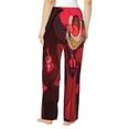 thumbnail image 3 of Alastor Hazbin Hotel Women's Pajama Pants Lounge Daily Novelty Cozy Sleep Bottoms Pants Sleepwear With Pockets, 3 of 8