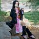thumbnail image 3 of Disfraz de Cosplay de Anime Demon Slayer, Kimetsu No Yaiba, Nezuko Kamado, peluca de tubo de bambú, uniforme de Kimono, ropa de Halloween para mujeres y niños, 3 of 4