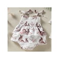 thumbnail image 5 of Kiapeise Easter Baby Girl Outfit Newborn Bunny Dress Bubble Romper Vintage Floral Onesie Cute Dresses, 5 of 8