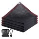 thumbnail image 1 of Yuarrent Tela de sombra de * Lona de sombra de gran tamaño Lonas de red de malla de pantalla de parasol ultra duraderas negras para exteriores con Jardín y Patio Yuarrent HA013866-00, 1 of 6