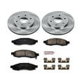 thumbnail image 3 of Power Stop Front Stock Replacement Brake Pad and Rotor Kit KOE2442, 3 of 8