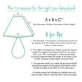 thumbnail image 3 of Slant Bell Softback Lampshade with Washer Fitter, Egg, 3 of 4
