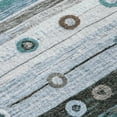 thumbnail image 2 of Dalyn Rugs Machine Washable Indoor/Outdoor Chantille Teal 5' x 7'6" Rug, 2 of 9
