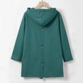 thumbnail image 7 of Women's Trench Coat Elegant Plain Warm Transition Coat Winter Jacket Long Sleeve Autumn Winter Women's Jacket Lapel Coat Womens Casual Coats And Jackets Ll Womens Casual Anorak Jacket Casual Women, 7 of 7