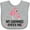 AC-Heather Grey, variant on Inktastic Grammie Loves Me Girl Flamingo Girls Baby Bib