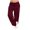 Burgundy, variant on Lovskoo Womens Sweatpants Baggy High Waisted Joggers Wide Leg Yoga Pants Sports Loose Casual Winter Long Trousers Dark Blue
