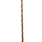 Brazos Twisted HitchHiker Brown Oak Wood Walking Stick 58 Inch Height