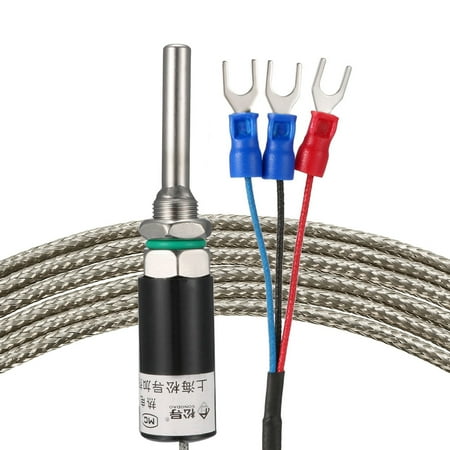 

Pt100 Temperature Sensor Probe 1.5M Cable 7mm x 35mm Probe Thermocouple