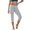 White, variant on Luvior Women’s High Waist Capri Yoga Pants – Stretchy Side Pocket Workout Leggings, Breathable Casual Fitness Bottoms for Daily Wear BU1 XXXL