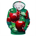 thumbnail image 3 of New Fun Cherry Printed Hoodie Autumn Fashion Fruit Pattern Sportswear Casual Loose Design Men's Street Hoodie 2024, 3 of 5