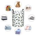 thumbnail image 4 of Balery Colorful Grass Cesta de ropa redonda con asas, impermeable, independiente, para ropa, juguetes, dormitorio y familia-Medium, 4 of 6