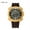 GoldShellBlackFaceCoffeeBelt, variant on Men's Quartz Watch Waterproof Wristwatches 798211814385