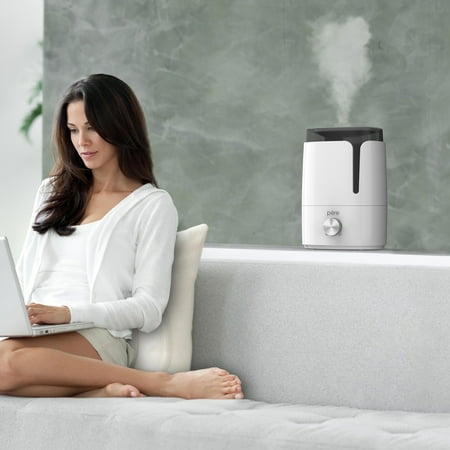 Pure Enrichment - HUME™ Ultrasonic .92 Gal. Cool Mist Humidifier - White