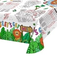 thumbnail image 3 of Mantel de papel para colorear Gatherfun Safari Jungle Theme, 3 of 6