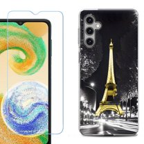 For Samsung Galaxy S25  / S25 Plus 5G Phone Case Cover, Shockproof Case with Tempered Glass Screen Protector, by OneToughShield - Paris Night