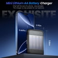 thumbnail image 2 of Pilas AA recargables Muper 3600 mAh 1,5 V, paquete de 4 con caja, 2 of 9
