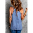 thumbnail image 4 of Camisa sin mangas con nudo en la espalda, blusa con cuello halter Blusa sin mangas informal con nudo Blusa informal sin mangas Lo mejor en su clase, 4 of 6