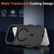 thumbnail image 3 of Funda magnética para iPhone 17 Pro, compatible con MagSafe, diseño de marco ondulado transparente 2025, funda protectora de borde suave, bonita funda transparente mate a prueba de golpes, 3 of 6