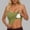Green, variant on Padded Sleeveless Tank Top for Women 1 Pack Comfortable Camisole Vest Inner Outer Base Layer Top S-XXL Breathable Soft Stretch White L
