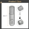 thumbnail image 2 of Uxcell 5pcs 1/4" Hex Shank H6 Head 1" Length S2 Hexagon Drill Bit, 2 of 6