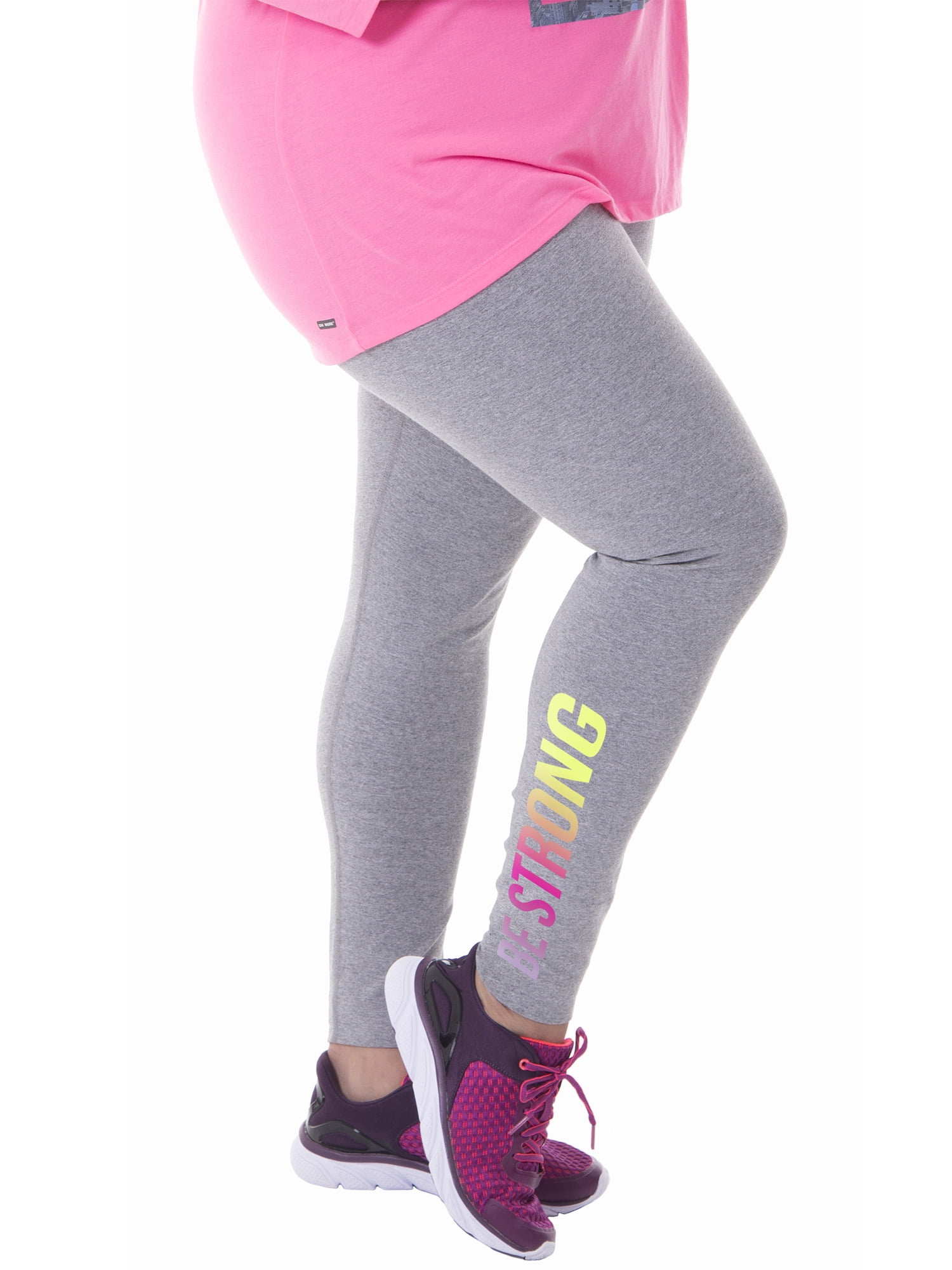 Danskin Women's PlusSize Graphic Legging