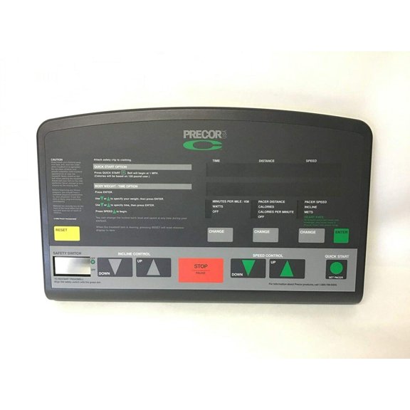 Hydra Fitness Exchange Display Console Panel Works W Precor C962-80 C962-1P C962-82 - Ver. 2 Treadmill