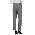 thumbnail image 3 of Pantalón de Houndstooth para Mujeres INSPIRE CHIC para un Look Profesional y Elegante en la Oficina Talla M Gris Claro, 3 of 5