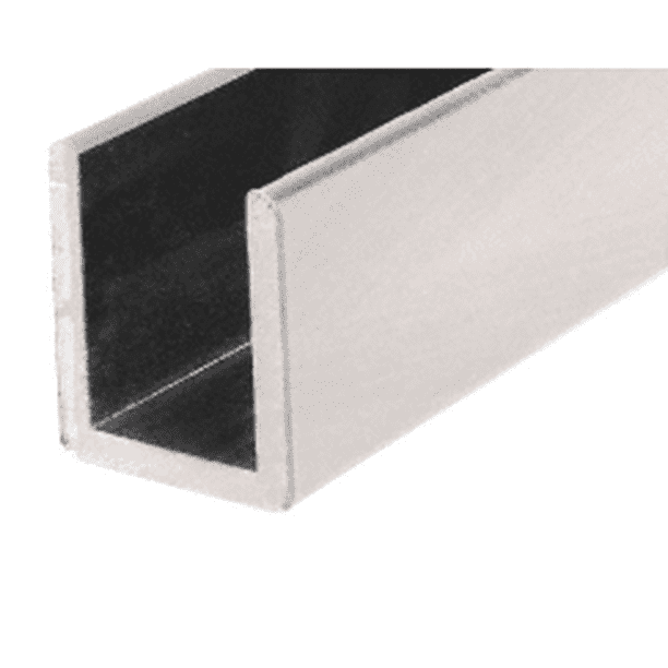 CRL SDCD38ABN Antique Brushed Nickel 3/8" Fixed Panel Shower Door Deep