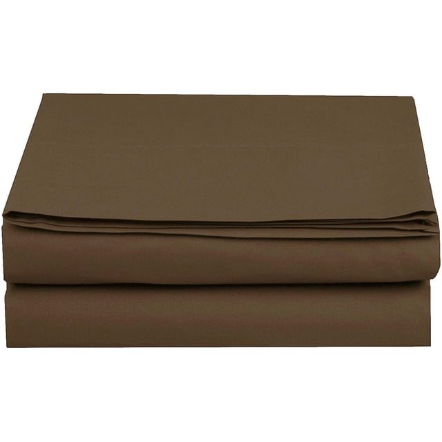 Mocassi Drap Plat 1500 Fils, Lot de 6, Lit Simple, Brun