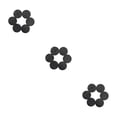 thumbnail image 1 of Injueey Pack of 6 Thumbstick Silicone Protector Parts Repair Spare Replacement Joystick Maintenance Caps Covers Console Game for PSVita Type1 NO1, 1 of 6