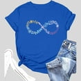thumbnail image 2 of CHENge Blue Autism Awareness Shirt Women Be Kind Acceptance Understand Love Heart Autism Teacher Tshirt Support Month Tee, 2 of 4