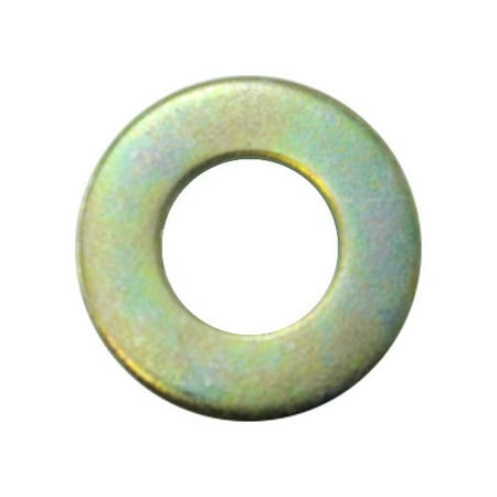

9/16 Zinc Yellow-Chromate Grade 8 Flat Washers (Pack of 12)
