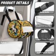 thumbnail image 6 of ZIATUBLE Sunflower Cow Toilet Paper Holder Butterfly Tissue Roll Hanging Cover Stain Resistant Travel Hanging Tissue Box Soft Paper Pouches for Organization for Easy Storage and Carrying, 6 of 7