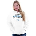 thumbnail image 4 of US Air Force My Hero Airman Daughter Unisex Plus Size Hoodie Brisco Brands 4X, 4 of 5