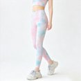 thumbnail image 2 of Gibobby Girls High Waist Yoga Pants Athletic Leggings Printed Kids Toddler Girls 2T 3T 4T 5T 6T Dance Running Yoga Pants Stretchy Workout Active Tights Girls Athletic Pants,Pink,Size 5-6T, 2 of 6