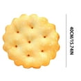 thumbnail image 2 of Biscuit Cushion Cushion Thickened Cushion Toy Plushie Cute Biscuit Toy 3D Creative And Novel Pillows Soft Waist Cushion Stuffed Toy Decoration Gift, 2 of 6