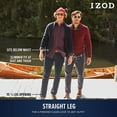 thumbnail image 5 of IZOD Men's Jeans – Sport Flex Stretch Denim Straight Leg Relaxed Fit Jeans for Men, 5 of 7