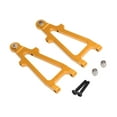 thumbnail image 3 of 2 brazos oscilantes inferiores delanteros para coche RC, pieza modificada, escala 1/20, fácil de instalar con Oro, 3 of 9
