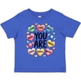 thumbnail image 3 of Inktastic Colorful Encouragement You Are Strong Loved Brave Enough Capable Worthy Boys or Girls Toddler T-Shirt, 3 of 5